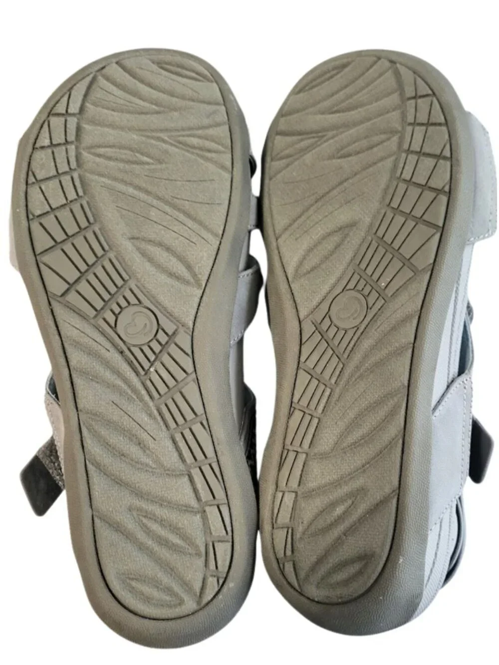 BARE TRAPS Light Blue & Gray Dalton Sandals - Women's 7.5